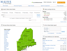 Tablet Screenshot of mainelistings.com