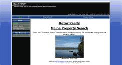 Desktop Screenshot of kezarrealty.mainelistings.com