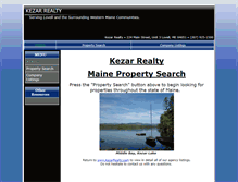 Tablet Screenshot of kezarrealty.mainelistings.com