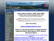 Tablet Screenshot of nancybeal.mainelistings.com