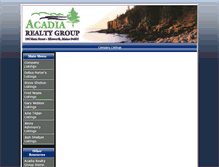 Tablet Screenshot of acadiarealtygroup.mainelistings.com